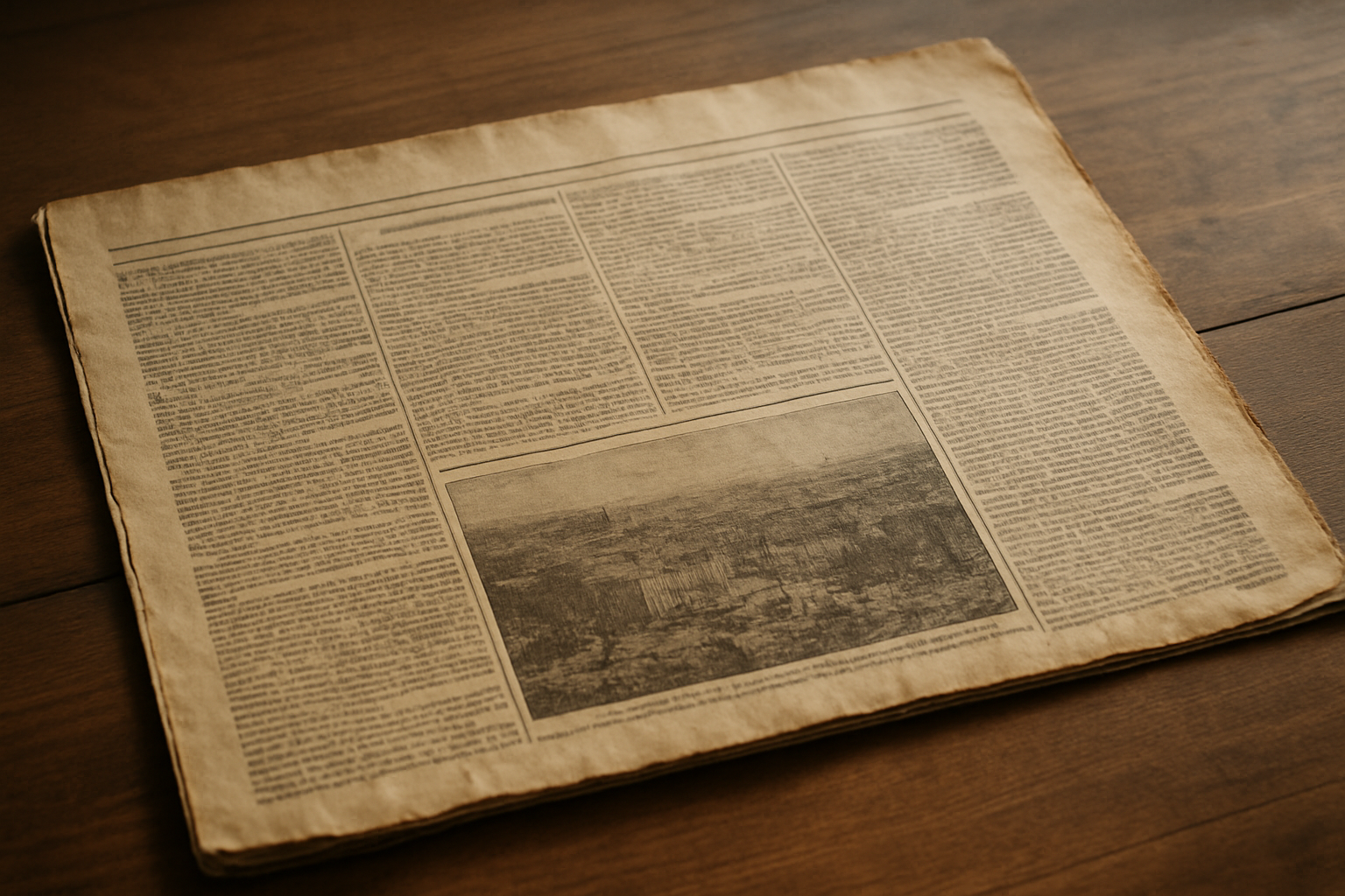 Qué información mirar en la portada de un periódico antiguo